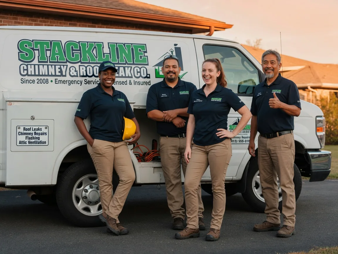 Chimney flashing repair company in Cooper, TX